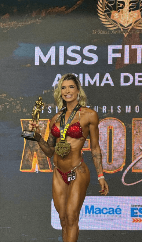 Kath Guedes campea Miss Fit